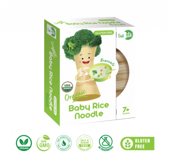 BROCCOLI - GLUTEN FREE ORGANIC BABY RICE NOODLE