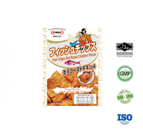 FISH CHIPS HOT ROAST CHICKEN FLAVOR 17G